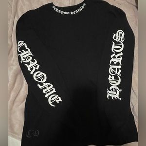 chrome hearts neck logo long sleeve